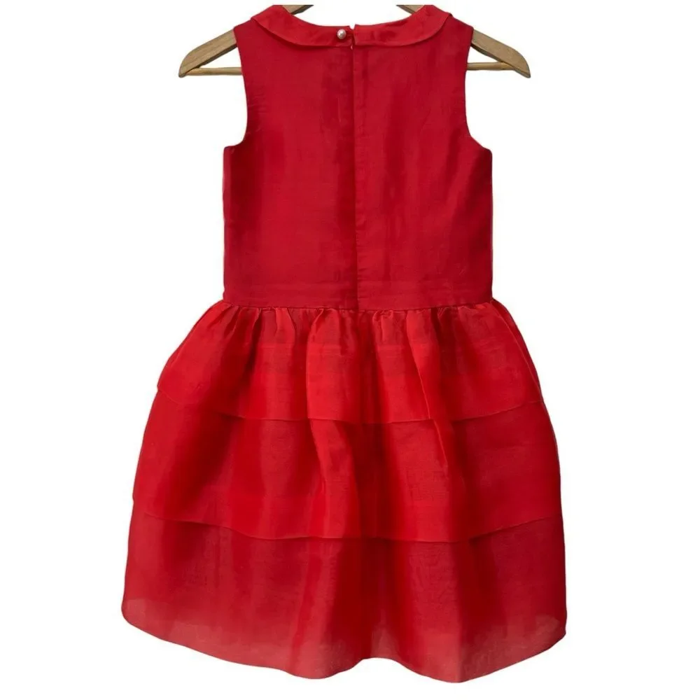 Florence Fancy Holiday Red Libby Dress size 12